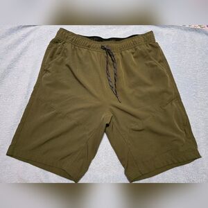 Gerry Weber Green Athletic Shorts Lightweight Elastic Waist